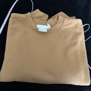 H&M Men's Crewneck Sweater in Camel/Tan
